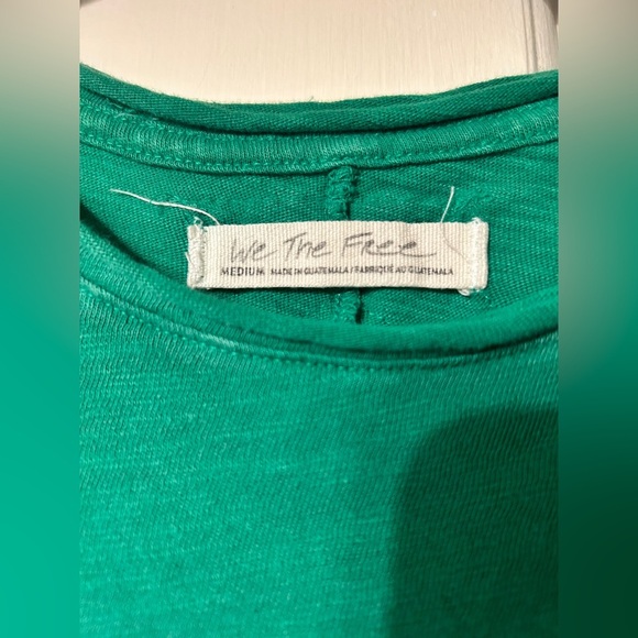 Free People Be my Baby Tee Shirt - KELLY GREEN 🍀 - Picture 3 of 8